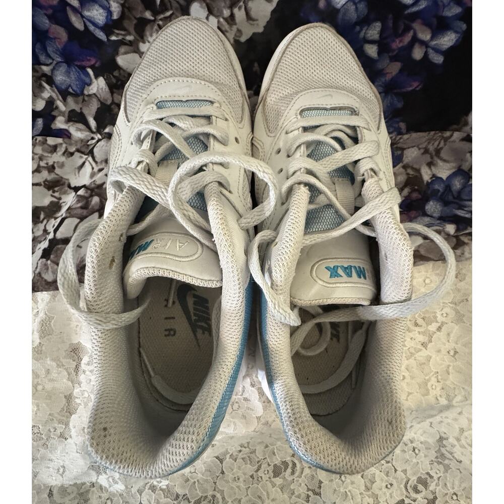 Size 8 - Nike Air Max IVO Pure Platinum White blue sneaker running shoe - Picture 6 of 9